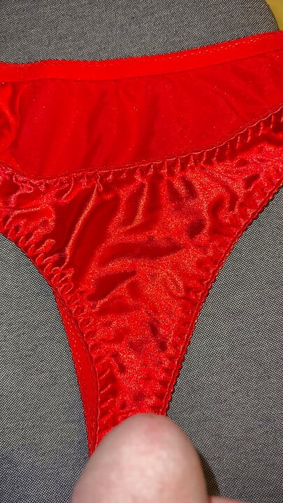 Cum on wife’s panties 58
