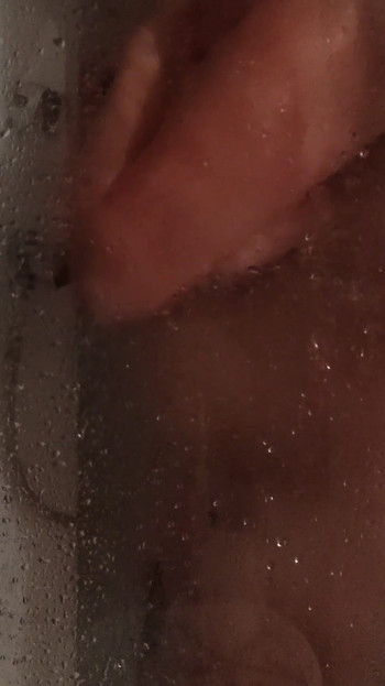 Emotional moment from "Caught my stepsister in shower and she let me watch on big tits and tight pussy"