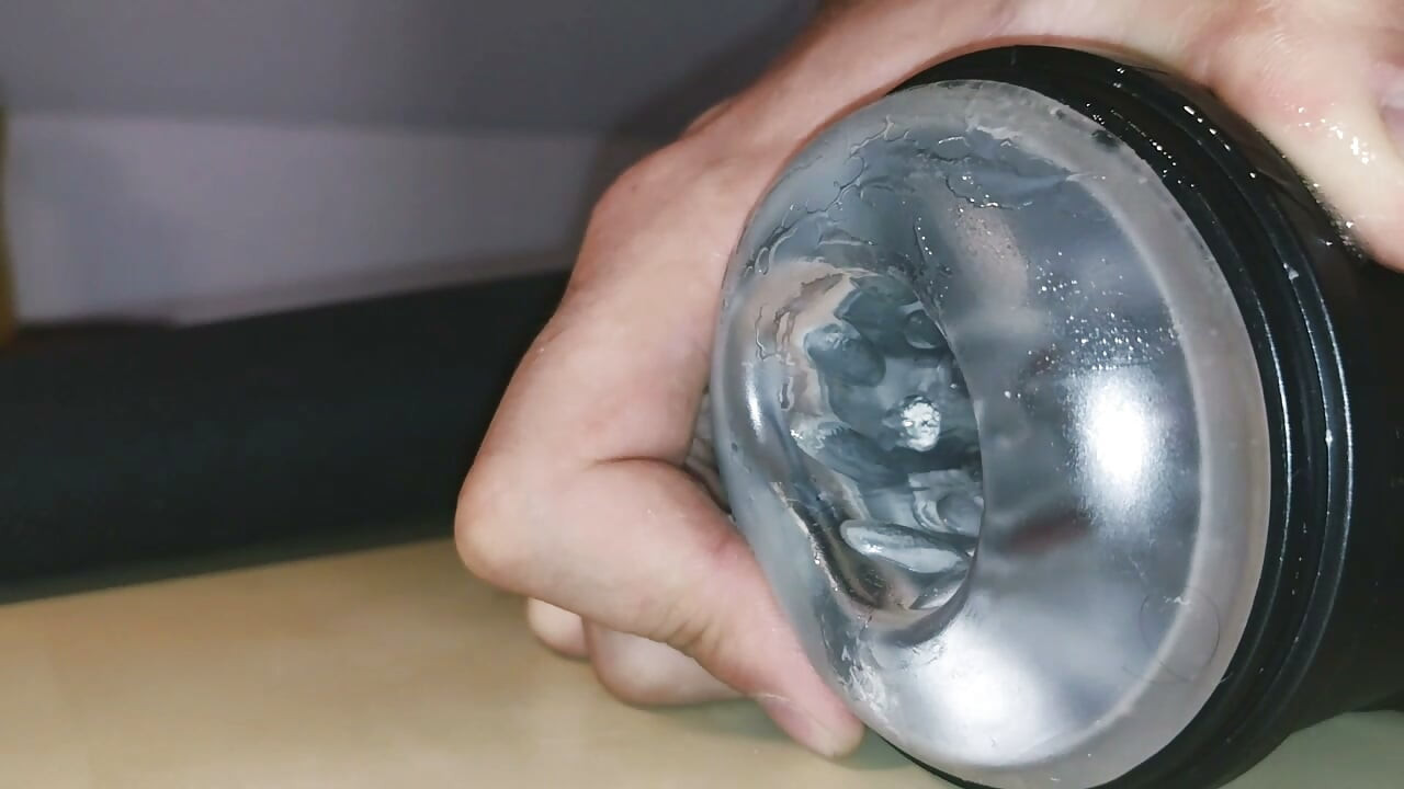 Close up fleslight fuck and slow MOTION CUMSHOT FOR YOU