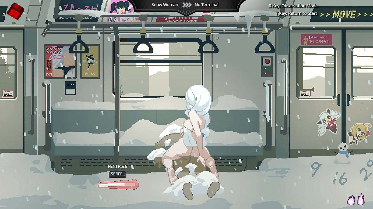 Fucking girls on a train (Train45 animations)