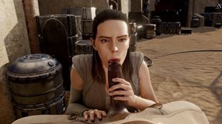Rey Works For Her Daily Ration