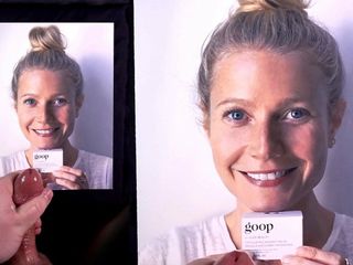 Gwyneth paltrow &#39;goop face&#39; cum haraç (60 fps 4k)