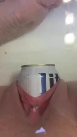water birth of a Lite beer