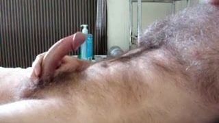 Horny hairy men cumshot