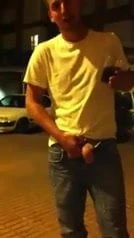 Str8 fun play - shows off his balls