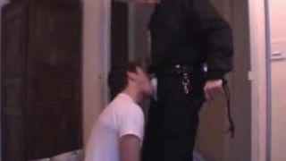 Straight policeman been sucked cam hidded