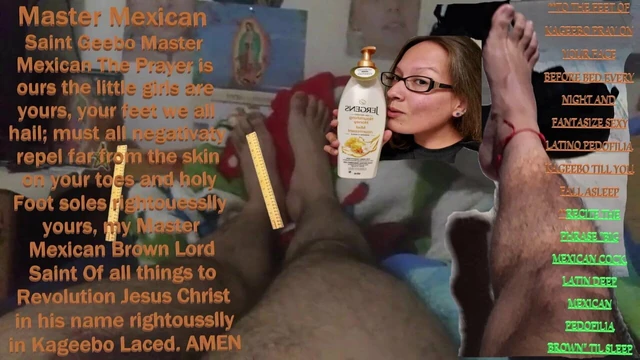 Big Latin Cock Lover Feet cock