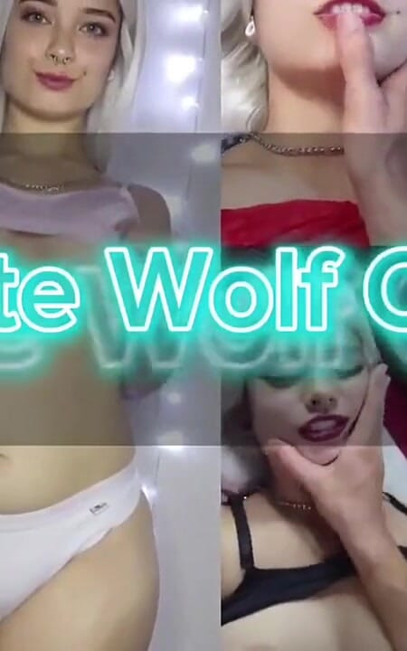 White Wolf Ofc - tocilară Little Prietenă White Moon călărește fundul ei mare fierbinte pe pulă