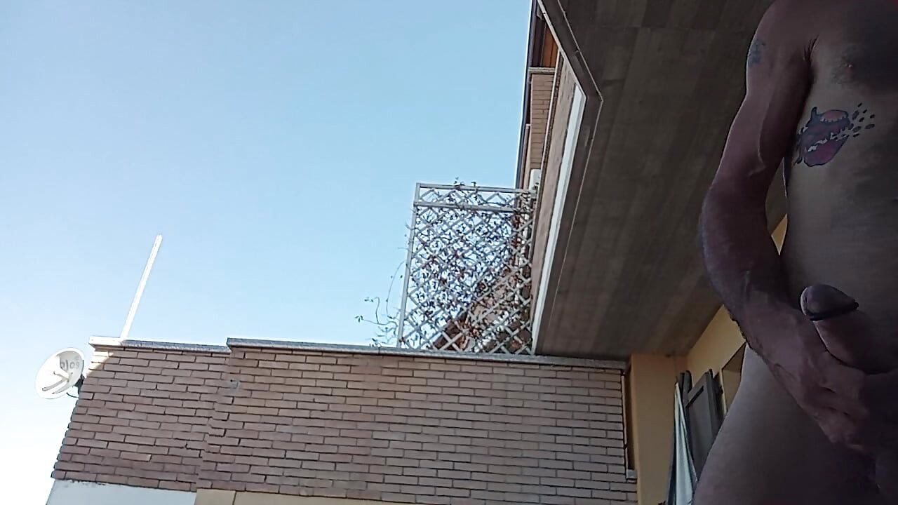 Another saw on the terrace with the usual risk