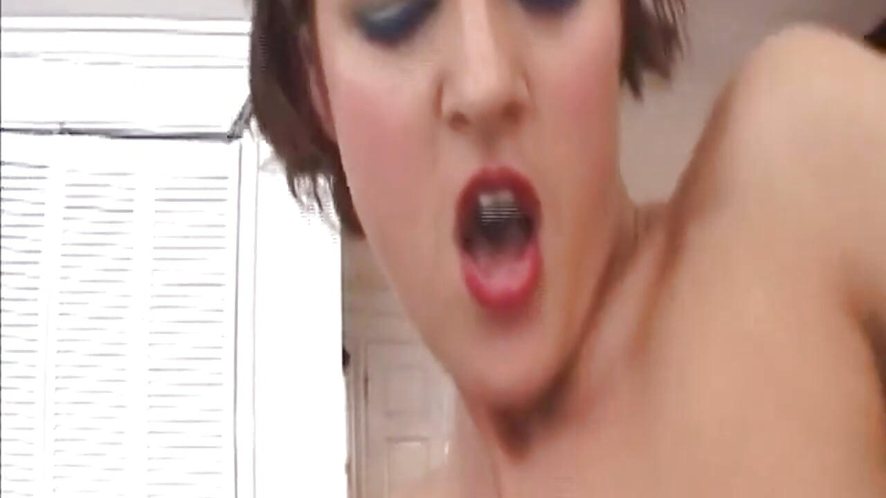 Horny Brunette Fists Dripping Pussy to Explosive Squirt