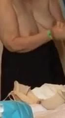 BBW Wife Clair - Naked Big Tits Puts On Swimsuit