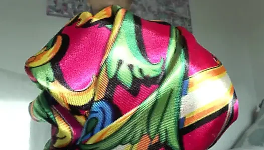 Атласный фетиш: горячая мастурбация игра, леди Victoria Valente