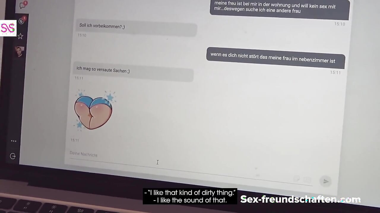 CHEATING: My wife reads in living room, I fuck teen in bedroom (German)! Sex-Freundschaften