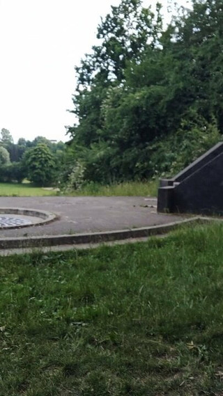 Ontmoet een teler, geen douche. opvijzelen in het park