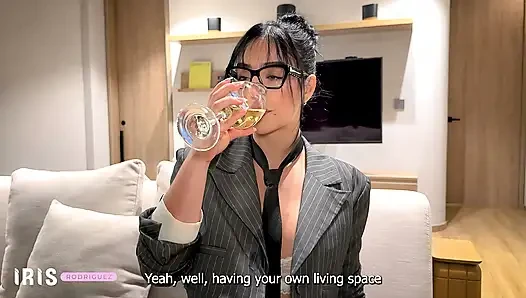 I asked my boss for a raise and he gave me his big cock - Iris Rodriguez & Danner Mendez