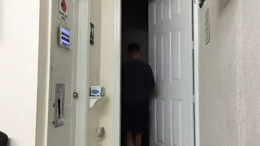 Sexy dude visits the gloryhole