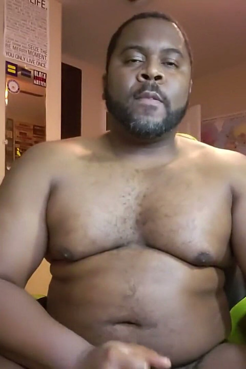 Hard and horny bear