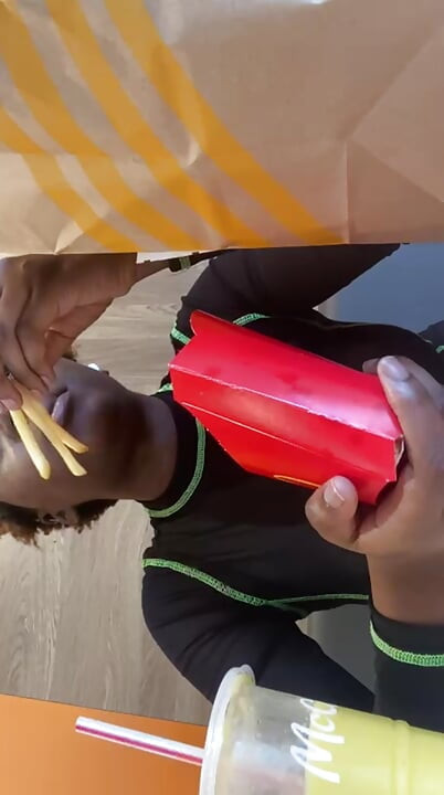 Public McDonald’s Mukbang