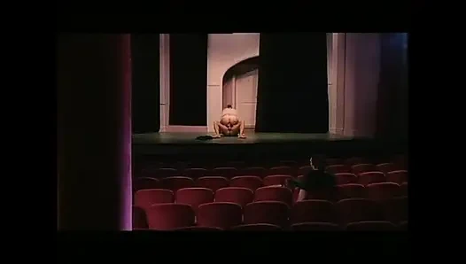Show at the Theater of Young Redhead Dancer Fucked and Cummed in Mouth