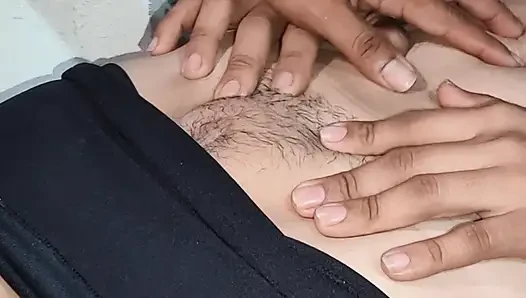 Stepsister Asks to Open My Tight Pussy Filled with Semen in an Indian Tamil Porn Video.