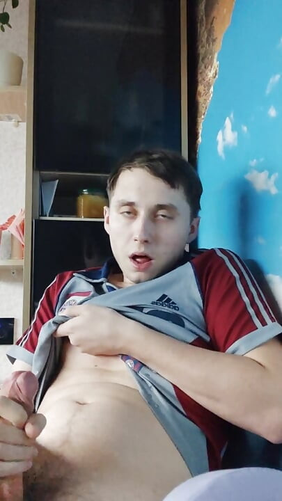 Jerking off a cock and unrealistically high