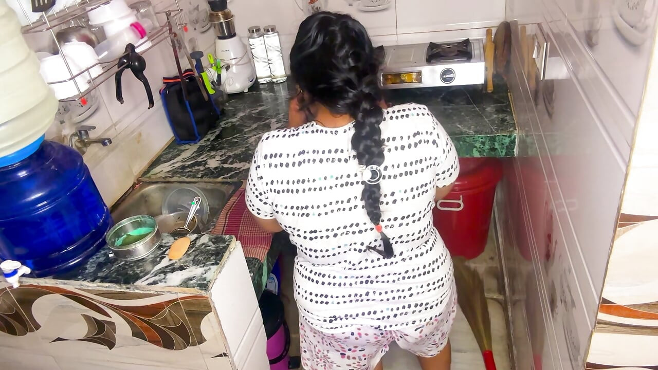 Angry Desi Maid Gets Fucked Hard by Boss in Kitchen Intense Kitchen Sex