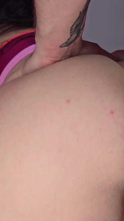 POV Stepsister's First Intense Anal Session - She Can't Handle It
