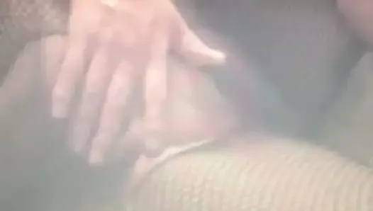 Wife touching herself