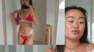 Asian youtuber lingerie haul (Ameliecara01)