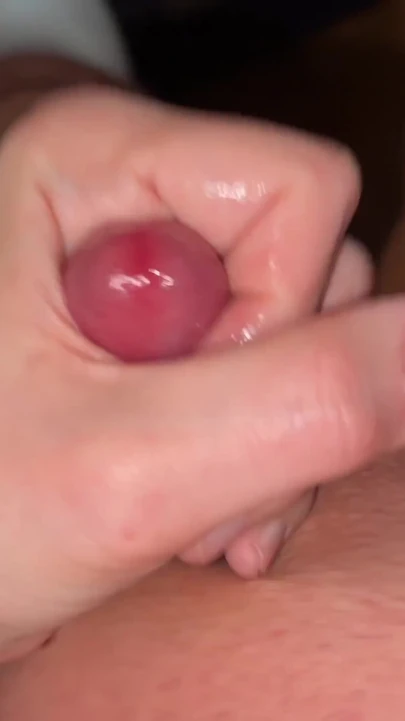Jaw-dropping moment from "first wank of my little foreskin cock 2024"