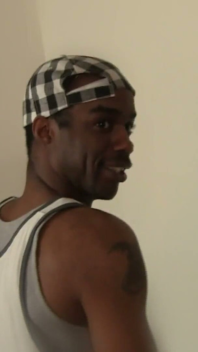 Misha Brooks gets naughty with a black friend and sucks his giant cock at work | Clip 1