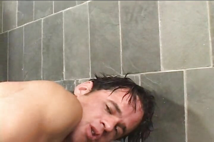 Two horny guys in a relaxing play after a game