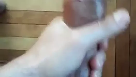 Masturbating with oil