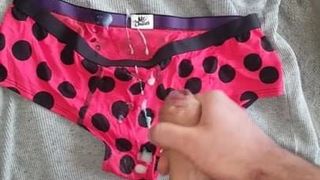 Cum on lady bug panties