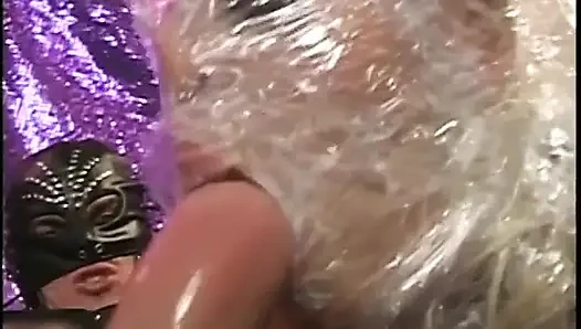 Nice cute blonde chick blows dick and gets lots of white cream in mouth