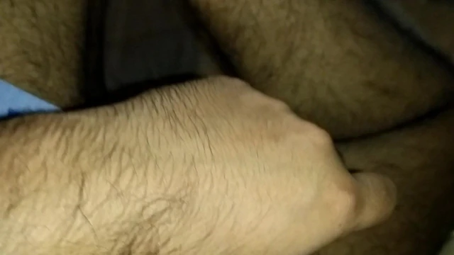 Step Dad caught playing with cock at home