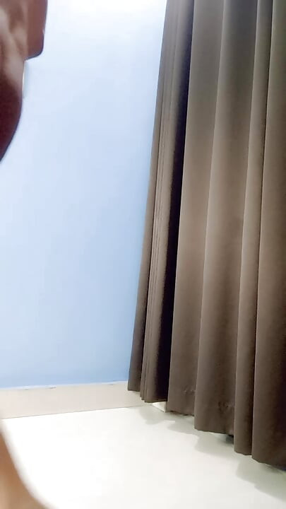 Gorgeous stepmom satin bra panty looking my ass and long dick