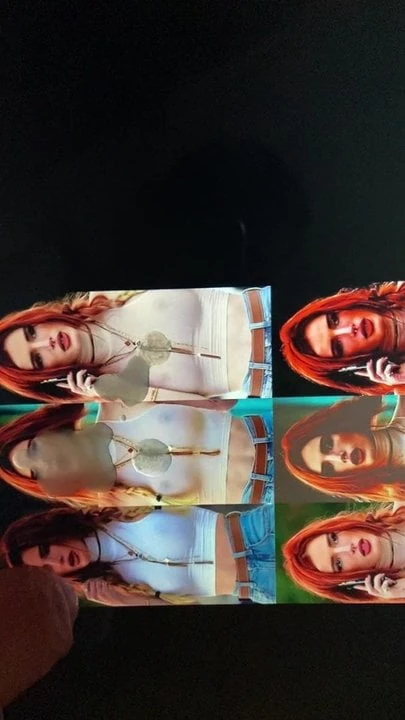 Cum tribute on BELLA THORNE