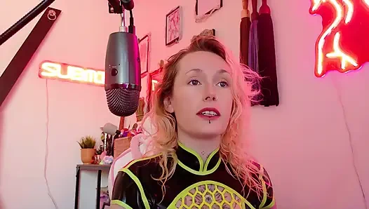 Kadın egemenliği ritüeli itaatkar itaat ve kontrol