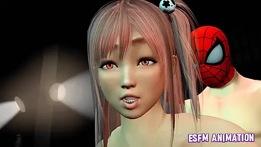 A masked stepfather is having sex with his stepdaughter.