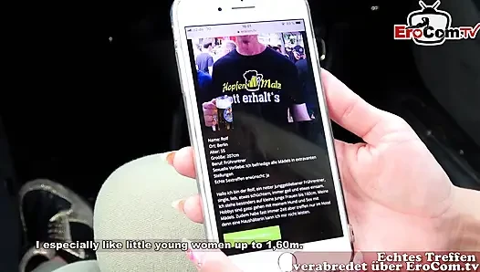 Little German Slut Lina Fitness Visits User for a Blind Date