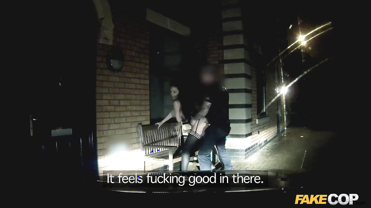 Night Patrol Cheeky Young Lass Likes Daring Outdoor Sex