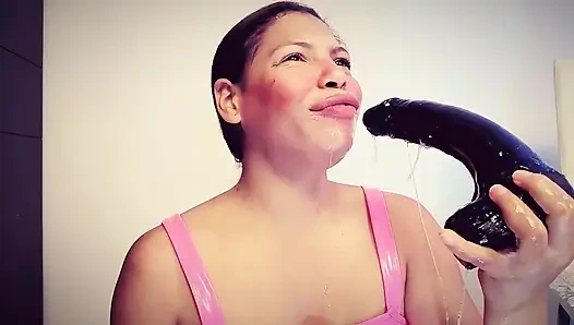 Fishing Throat I Destroy My Throat with Toys up to My Balls