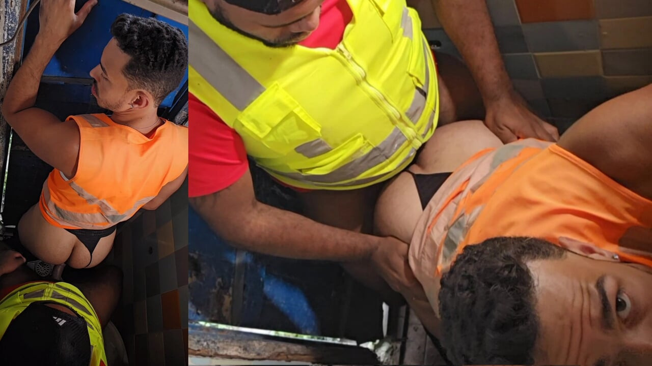 เย็ดในห้องน้ําในที่ทํางาน