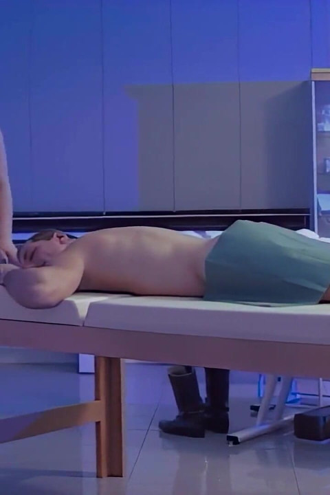 Physiotherapist Gets Her Ass Screwed on the Couch After the Massage