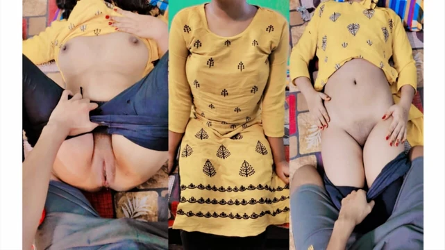 Desi local village girl tight pussy fuck in clear hindi audio, Indian desi Village girl dirty talk sex