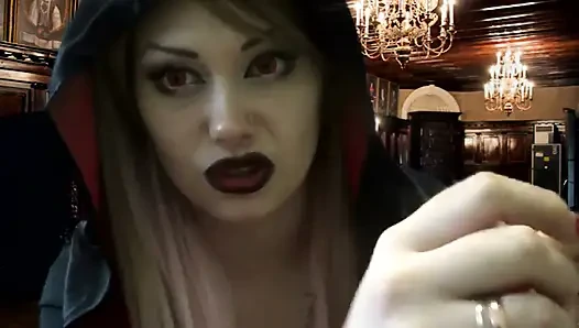 Hukuman untuk vampir yang berbahaya dan ngocok kontolmu sampai kering