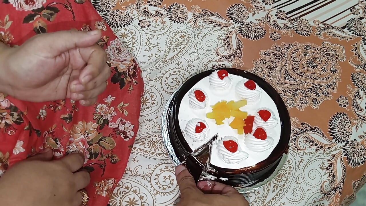 Desi Indian husband wife marriage anniversary cake romance sex - Hindi Audio