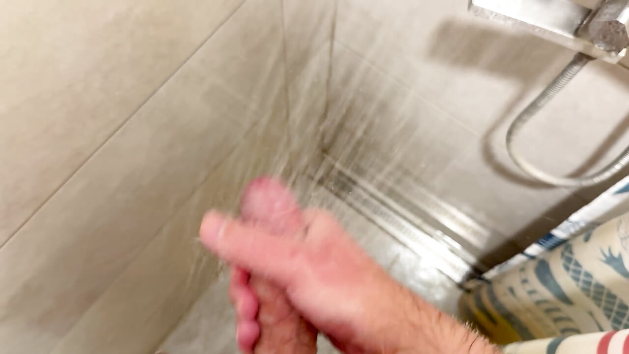Close Up Bathroom Cumshot