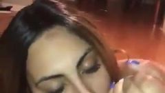 Puerto Rican Slut Shows her ASS and SUCKS COCK